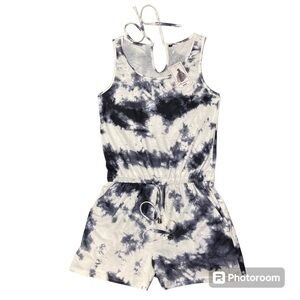 Mokayee | Womens Tie Dye Romper with Pockets | Size Small